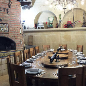 salon con asador